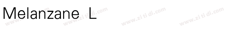 Melanzane Light字体转换